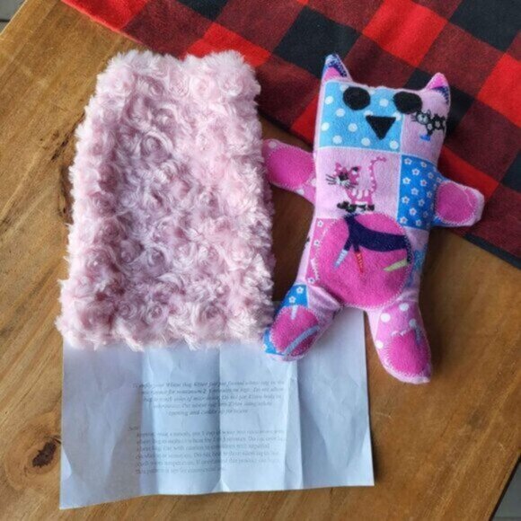 Magic Bag Hot / cold NEW Kitty  Cat Pet Animal warming buddy Handcrafted - Picture 4 of 5